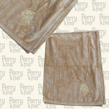 (L) Luxury Pawtrait Plush Blanket