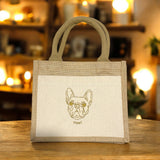 Mini Pocket Pawtrait Jute Bag