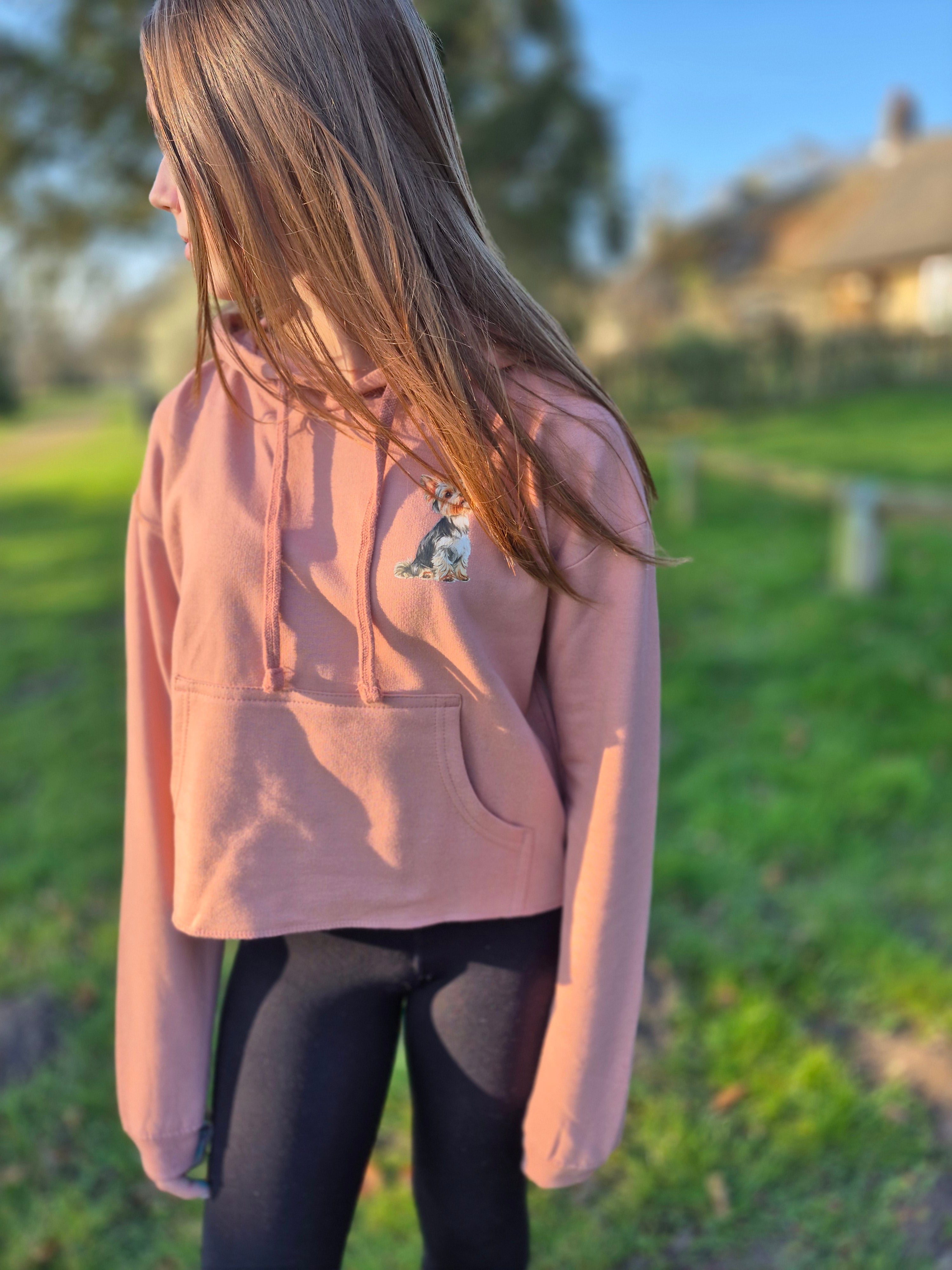 Essentials Ladies Crop Hoodie
