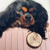Pawtrait Wooden Log Slice