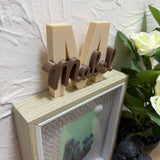Personalised Freestanding Dog Name Initial