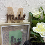 Personalised Freestanding Dog Name Initial