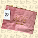 Velvet Pawtrait Recycled Zip Bag