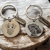 Premium Pawtrait Keyring