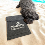 Personalised Pet Document Folder