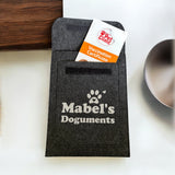 Personalised Pet Document Folder