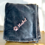 (L) Luxury Pet Name Blanket