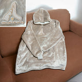 Just a girl Plush Hooded Blanket
