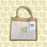 Mini Pocket Pawtrait Jute Bag