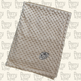 Minky Pawtrait Plush Blanket